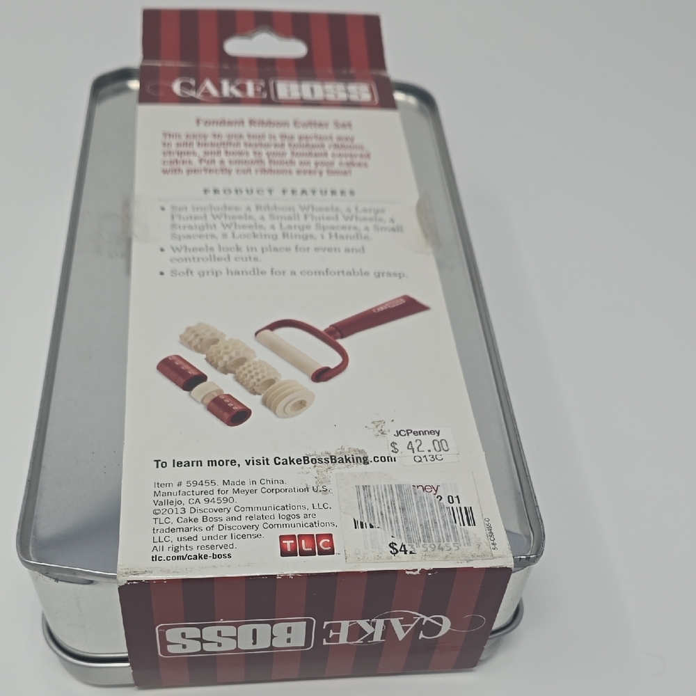 Cake Boss Fondant Ribbon Cutter Set - Picture 2 of 4